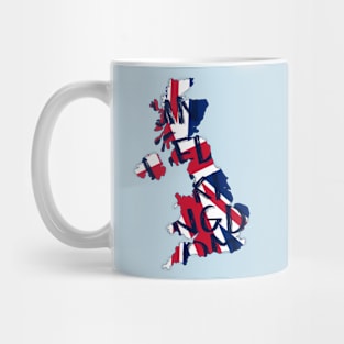 United Kingdom country typography Mug